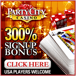 Party City Casino's 300% Signup Bonus Party City Casino's 300% Signup Bonus