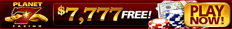 Get $777 Free at Planet 7 Casino