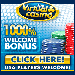 $50 Free Casino Chip + 1,000 Signup Bonus at The Virtual Casino